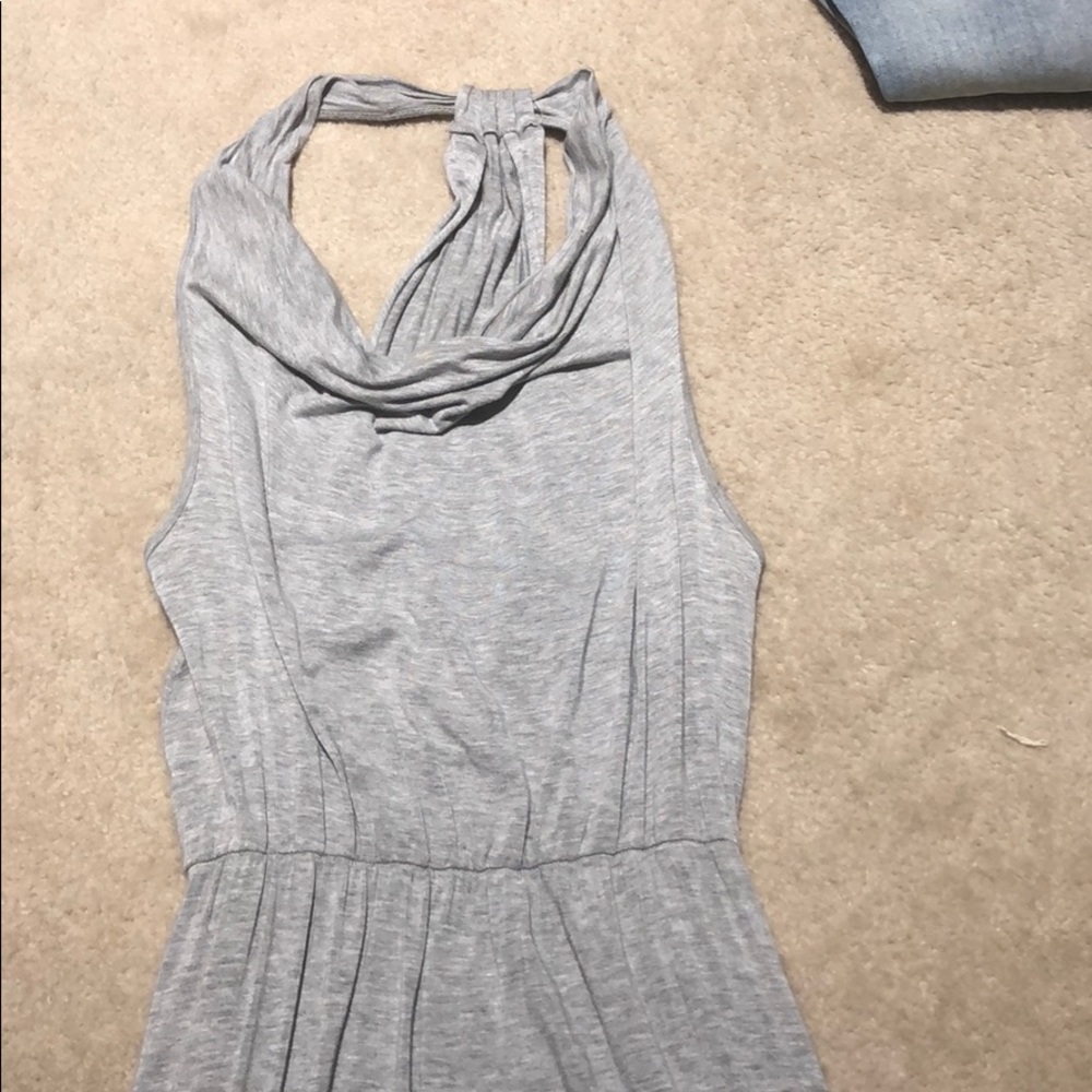 Grey high-low dress